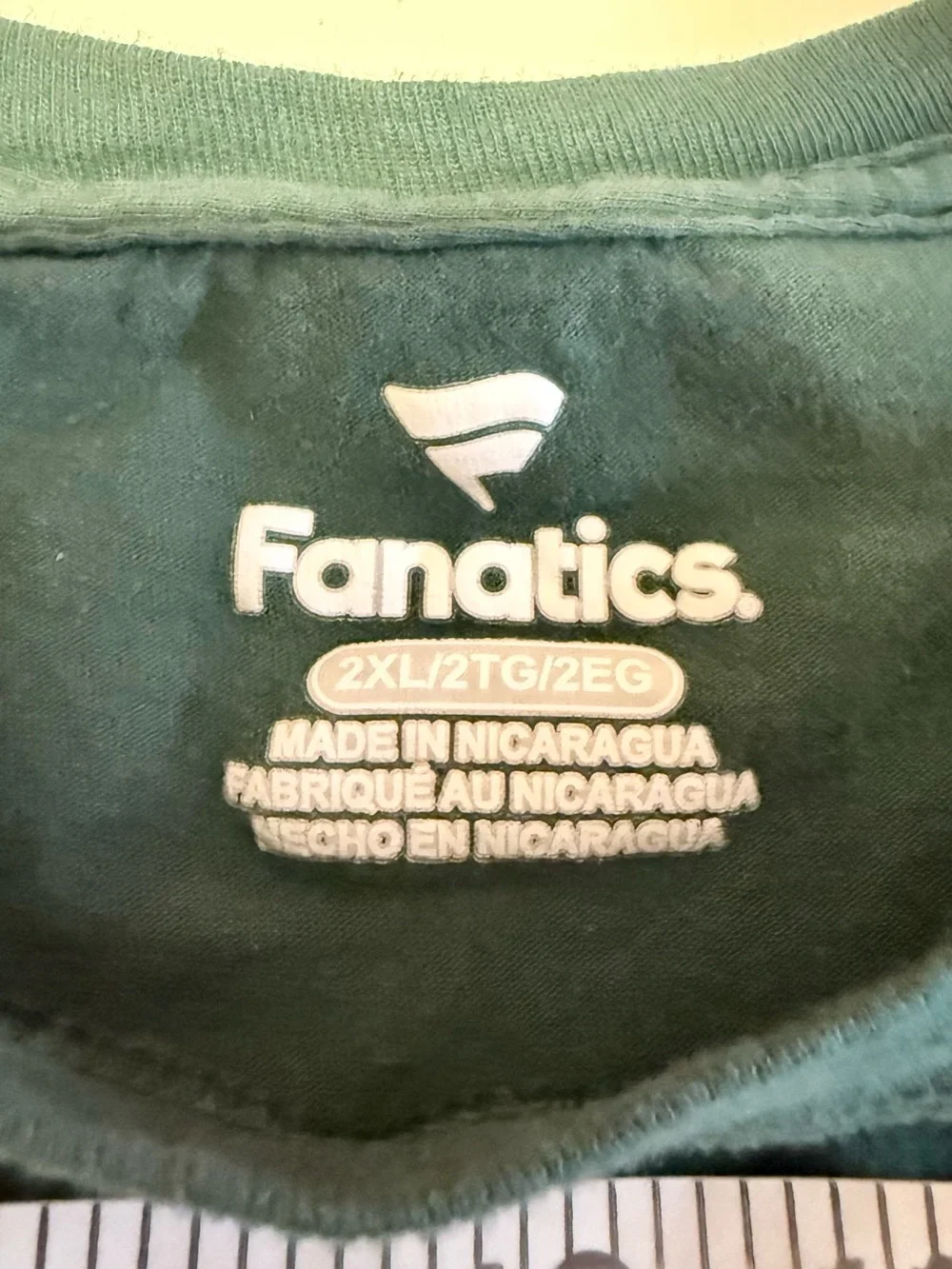 Fanatics Green Bay Packers Dark Green Tee with Yellow Logo #0085